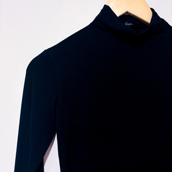 DYNAMITE Black turtleneck top - Picture 3 of 7